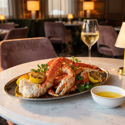 🦞2 lb Wild Red King Crab Legs – Fresh off the Boat, Straight to You