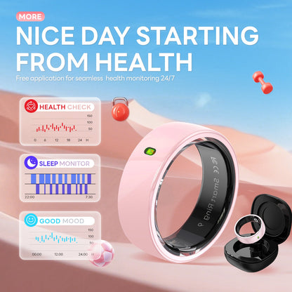 Blossom Touch-Sensitive NFC Ceramic Ring