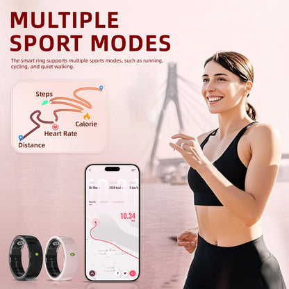 Blossom Touch-Sensitive NFC Ceramic Ring