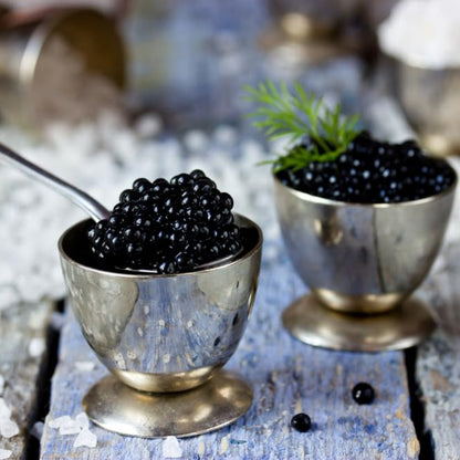 Premium Black Caviar – Glossy Pearls, Elegant Taste