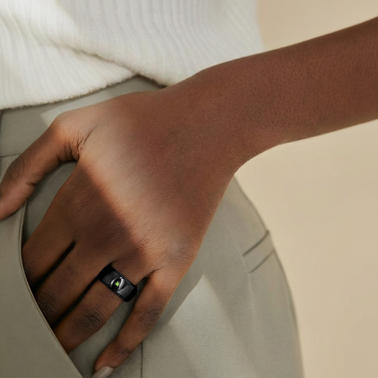 Blossom Touch-Sensitive NFC Ceramic Ring