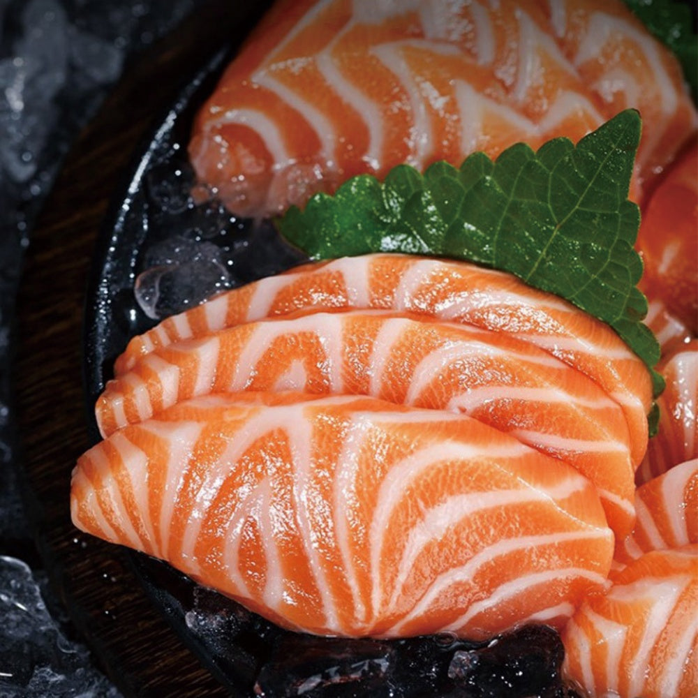 20 lb Sashimi-Grade Salmon Fillet – Vibrant, Marbled & Versatile