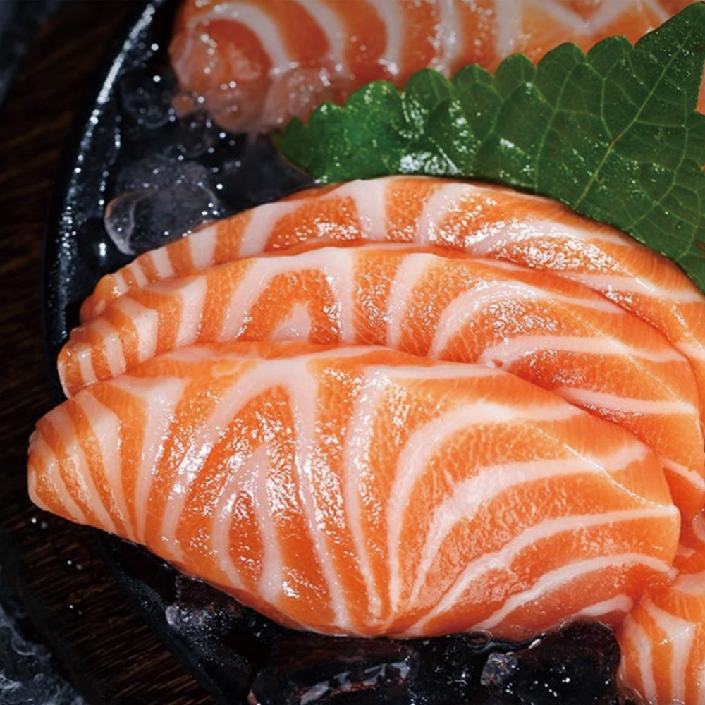 20 lb Sashimi-Grade Salmon Fillet – Vibrant, Marbled & Versatile