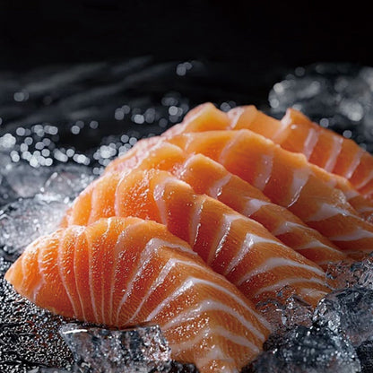 20 lb Sashimi-Grade Salmon Fillet – Vibrant, Marbled & Versatile
