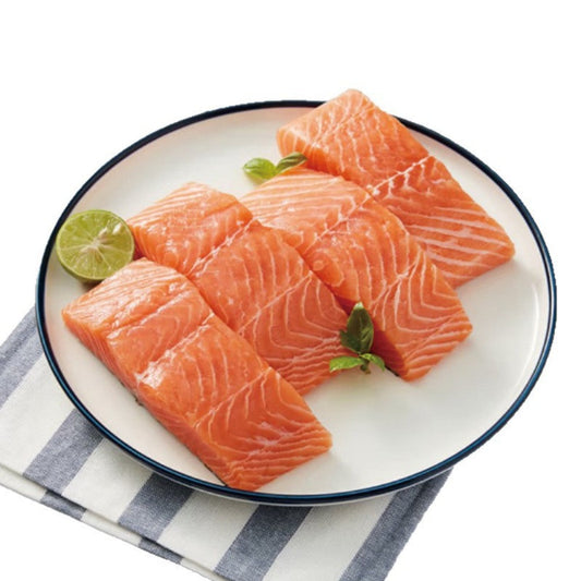 20 lb Sashimi-Grade Salmon Fillet – Vibrant, Marbled & Versatile