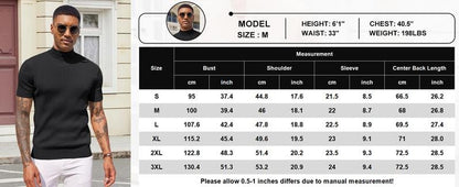 🔥 Men's Mock Turtleneck Sweater